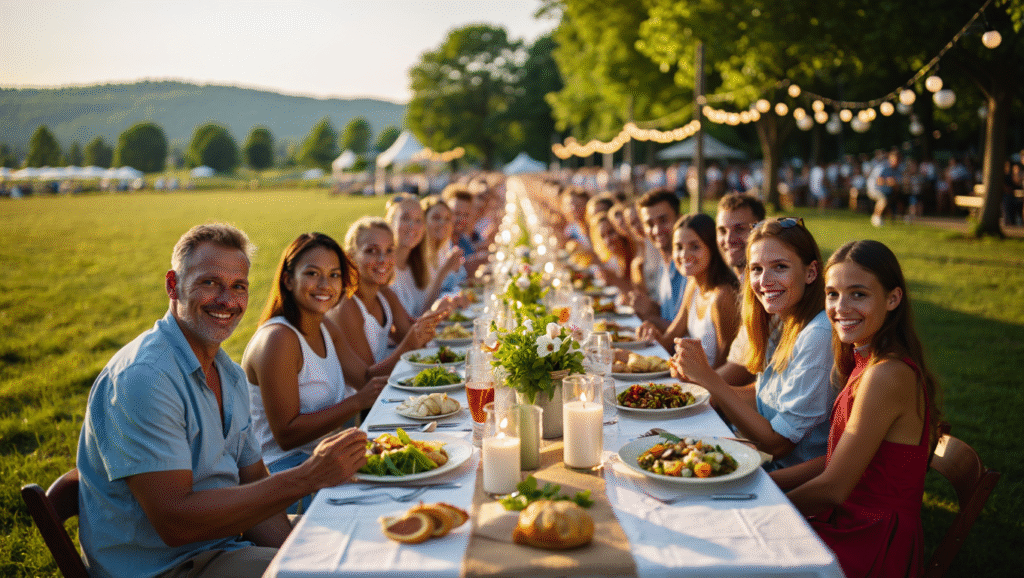 A Mile-Long Feast in Motion: Interactive Video Storytelling for the 5280 Table Event